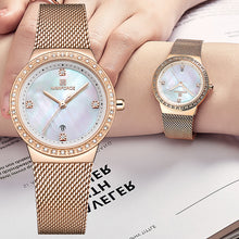 Load image into Gallery viewer, Luxury Brand Watch Women  Ladies Full Steel Mesh Strap Waterproof Watches