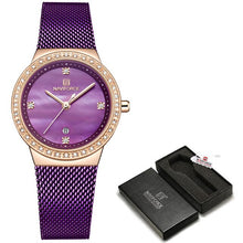 Load image into Gallery viewer, Luxury Brand Watch Women  Ladies Full Steel Mesh Strap Waterproof Watches